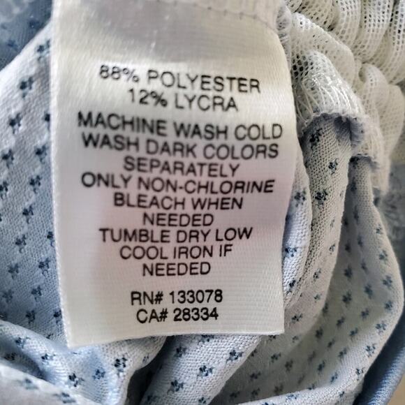 Lucky In Love Tennis Ruched Drawstring Ventilated Fabric Loose Fit Blue Size S - Picture 8 of 13